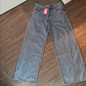 Low rise baggy Blue Women's Jeans